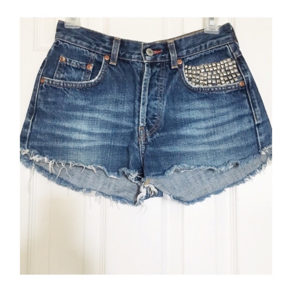 Lucky brand shorts with stud details
